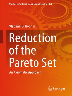 cover image of Reduction of the Pareto Set